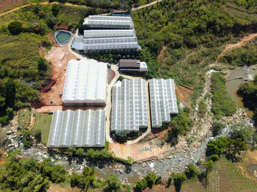 Toàn cảnh trang trại công nghệ cao Alpha Farm Đà Lạt